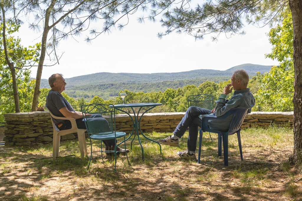 Endless Mountains Vineyards table and chairs